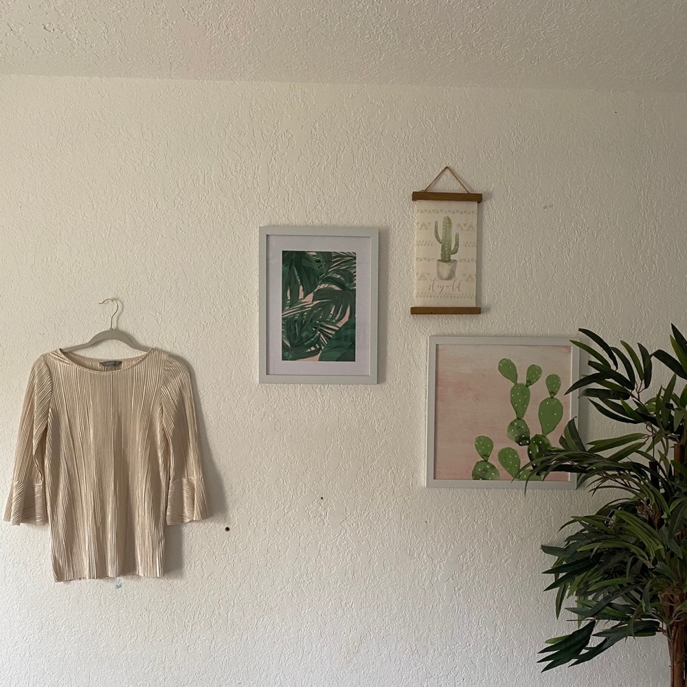 Women’s pleated blouse
